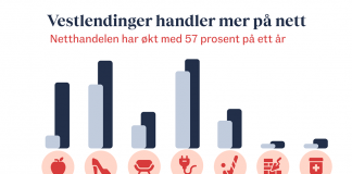 Vestlendinger handler mer på nett